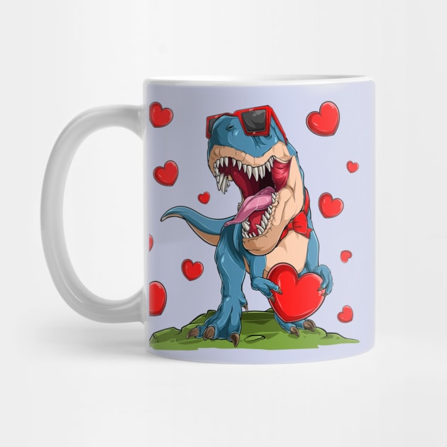 Valentine Dinosaur by HolidayBug